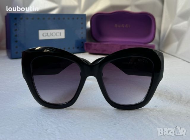 GUCCI GG0808 с лого 1:1 дамски слънчеви очила котка, снимка 2 - Слънчеви и диоптрични очила - 45197800