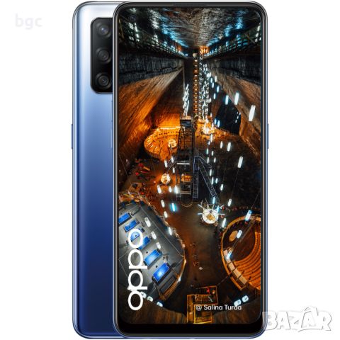 НОВ Смартфон OPPO A74, Dual SIM, 128GB, 4GB RAM, 4G, Midnight Blue 24 МЕСЕЦА ГАРАНЦИЯ, снимка 1