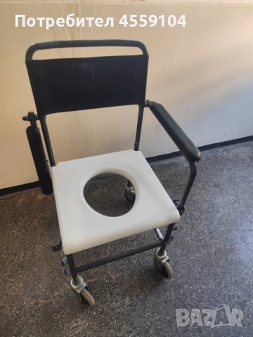 Тоалетен инвалиден стол с подлакътници, снимка 3 - Други - 52976372