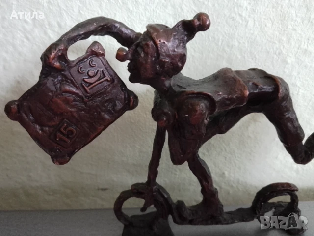 скулптура бронз, снимка 2 - Статуетки - 51194748