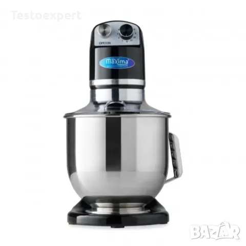 Планетарен миксер 7 литра – черен, с накланяща се глава и 11 скорости