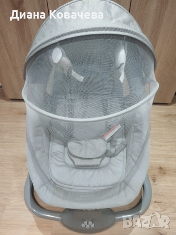 Електрическа люлка и бебешко легло next to me Kikka boo , снимка 3 - Детски люлки - 53699447