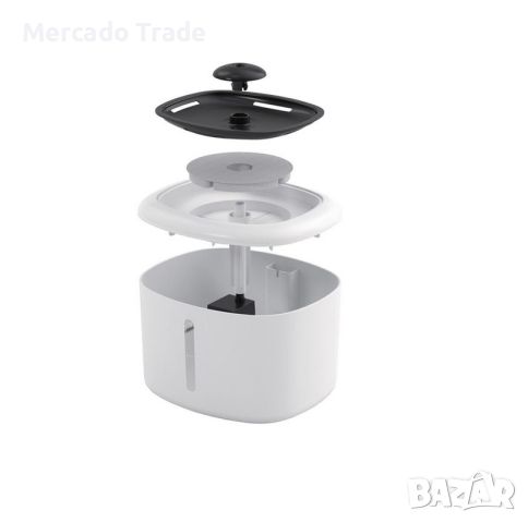 Фонтан за вода Mercado Trade, За домашни любимци, USB, 2,5л., снимка 3 - За кучета - 45114136