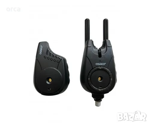 Комплект сигнализатори за шаранджийски риболов - OSAKO MAX PRO 55 Carp WT Bite Alarm Set, снимка 4 - Такъми - 49854666