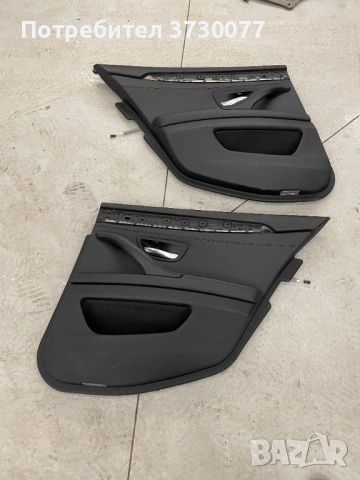 BMW F10 салон кори врати черен, снимка 3 - Части - 53330387