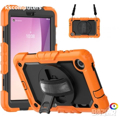 Lenovo Tab M8 4th Gen TB-300FU Silicone/ PC Удароустойчив Калъф и Протектор