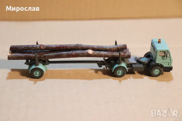 WIKING 1:87 H0 MERCEDES BENZ КОЛИЧКА МОДЕЛ КАМИОН ТИР, снимка 5 - Колекции - 49742387