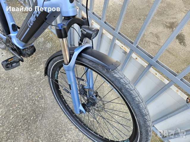Електрически велосипед 27.5 цола COMPEL-шест месеца гаранция, снимка 2 - Велосипеди - 54133233
