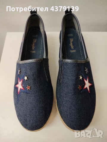 Wrangler дънкови мокасини 39 номер, снимка 3 - Дамски ежедневни обувки - 51866993