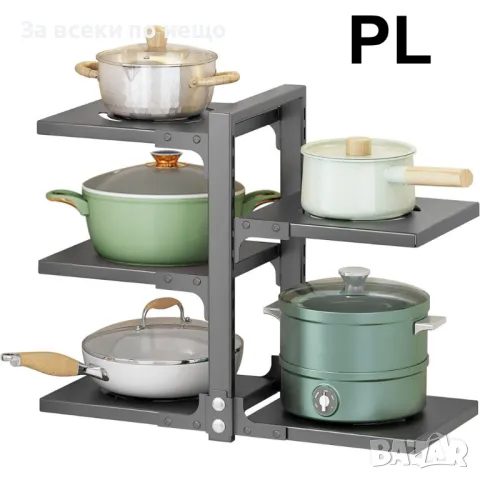 ОРГАНАЙЗЕР- СТЕЛАЖ ЗА ТЕНДЖЕРИ И ТИГАНИ, 5 ЕТАЖА 51Х43Х21 СМ. Код P230