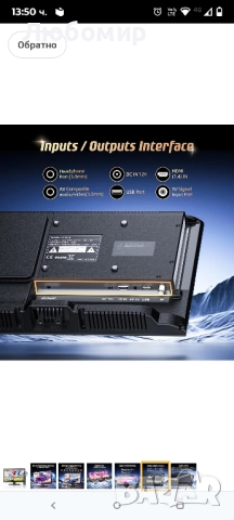 Desobry 16-инчов малък телевизор 1080P с вграден DVD плейър, DBV-T2 и антена, HDMI, USB - За спалня , снимка 10 - Телевизори - 51877550