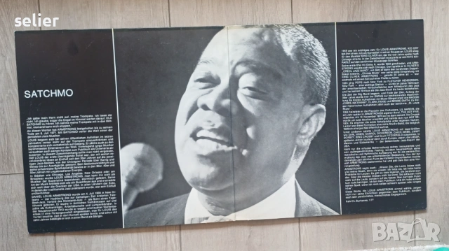 Louis Armstrong ‎– Portrait Двойна плоча-GATEFOLD Издание 🇩🇪 GERMANY 1977г Стил:Dixieland, Louisia, снимка 3 - Грамофонни плочи - 54240403