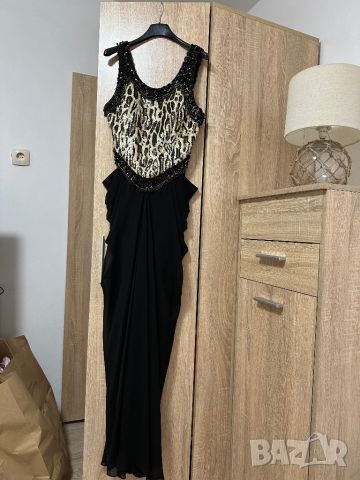 рокля официална пайети паети леопард, снимка 2 - Рокли - 45556814