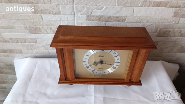 Немски настолен часовник - Harmle - 1970"г., снимка 2 - Антикварни и старинни предмети - 53176401