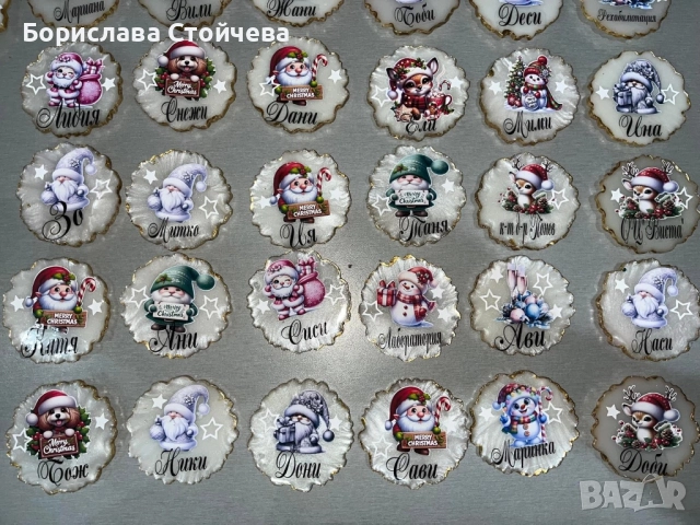 Коледна магнити, снимка 8 - Коледни подаръци - 52307633
