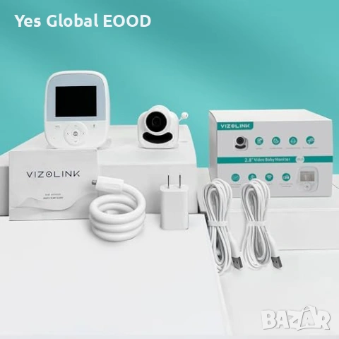 Бебефон 2.8" с камера, звук и нощно виждане, снимка 9 - IP камери - 53443445