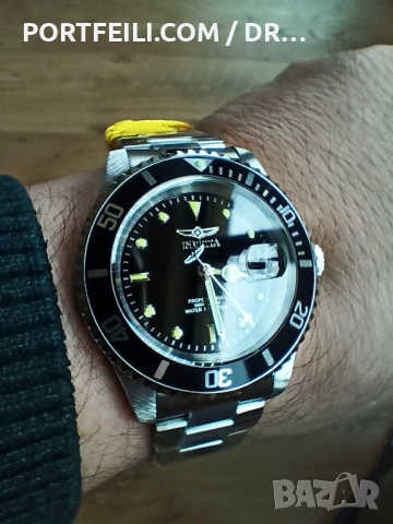 Нова Invicta, 200m, Seiko Caliber/Hattori/TMI C32 кварц, корона на винт с безплатна доставка!, снимка 15 - Мъжки - 54052041