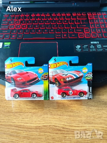 Ferrari F40 и Ferrari 365 GTB4 Hot Wheels