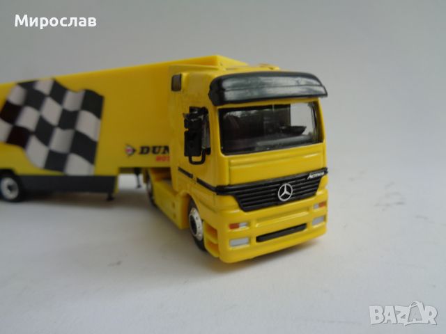 1:87 H0 SCHUCO MERCEDES ACTROS КАМИОН ТИР КОЛИЧКА МОДЕЛ, снимка 2 - Колекции - 45570236