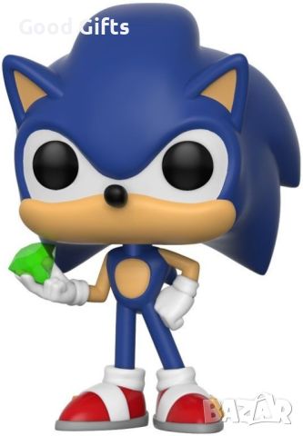 Funko Pop Фигурки Sonic Соник, 284 Sonic with Emerald, снимка 2 - Фигурки - 46779430