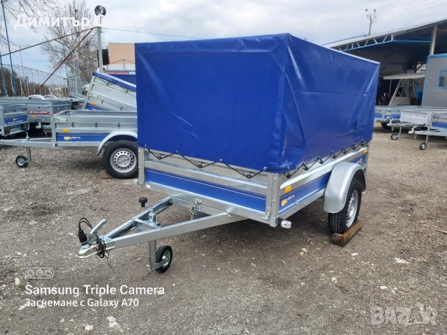 Туристическо, самосвално ремарке VESTA LIGHT 23 с брезент и шпригли Н-120, снимка 3 - Ремаркета - 53392528