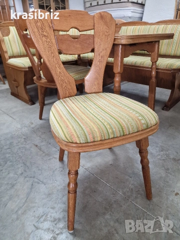 К-т Масивен Кухненски Ъгъл с Разтегателна Трапезна Маса с 2 броя Стола-внос от Германия!, снимка 7 - Други - 53560397