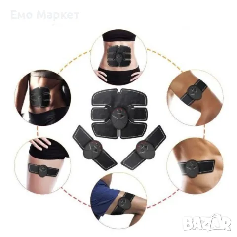 Стягаща фитнес лепенка за коремната област и бицепса, снимка 2 - Фитнес уреди - 49747021