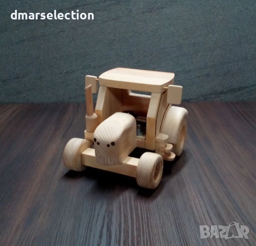Музикално декоративно дървено тракторче DMAR 322, снимка 2 - Декорация за дома - 52028105