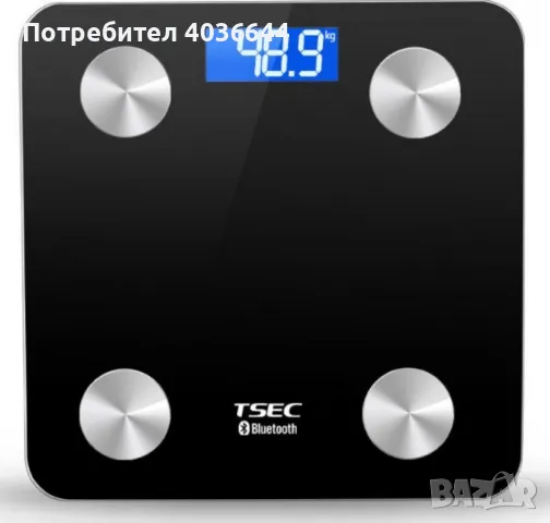 Интелигентен смарт кантар с Bluetooth до 180 кг, снимка 2 - Друга електроника - 47109888