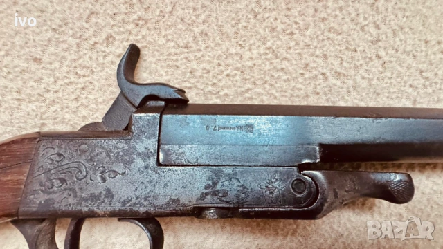 Стара щифтова Френска пушка, снимка 7 - Антикварни и старинни предмети - 53649514