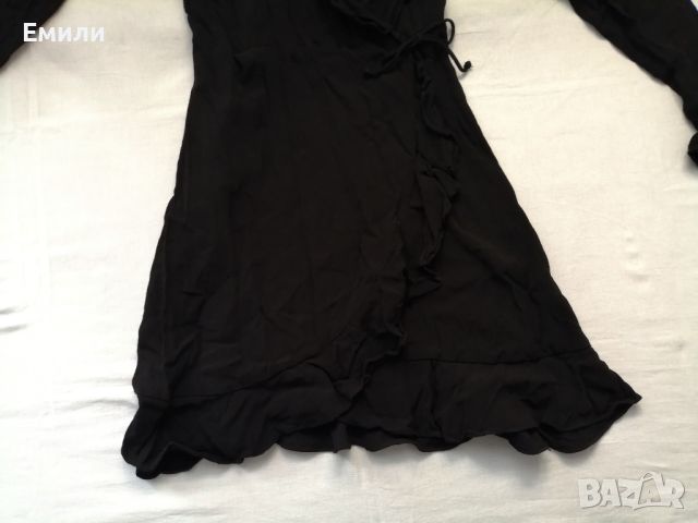 Envii къса дамска рокля с прехвърляне и волани р-р XS и S, снимка 9 - Рокли - 45811401