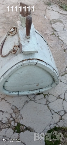 стар дървен бъкел, снимка 3 - Антикварни и старинни предмети - 52314469