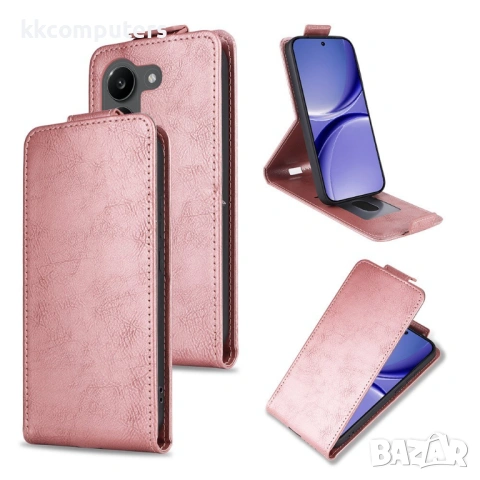 Вертикален Кожен Калъф за Xiaomi Poco X8 Pro 5G / Redmi Turbo 5 5G - Флип, Магнитен, Стойка, Слот за, снимка 4 - Калъфи, кейсове - 54137067