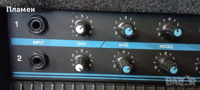 Немски професионален усилвател 80 вата, за китара, микрофон, клавиши комбо, КМЕ DCA 82 , снимка 2 - Други - 50281663