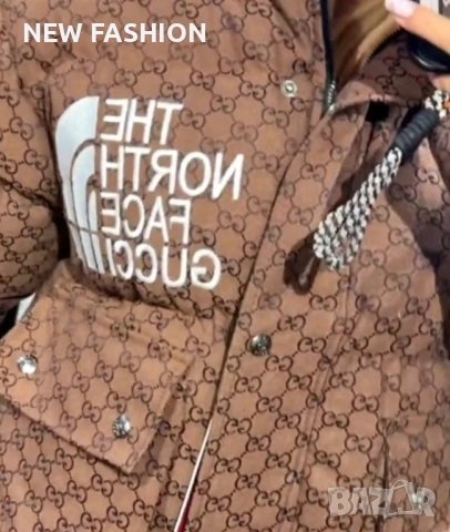 Дамско Зимно Яке ✨The North Face Gucci , снимка 6 - Якета - 52022943