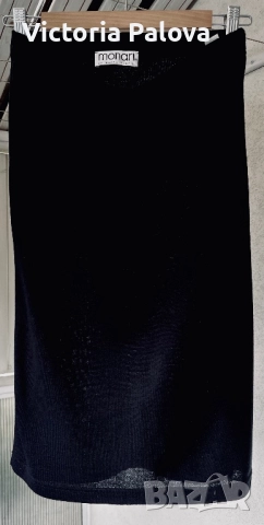 Черна пола миди MONARI