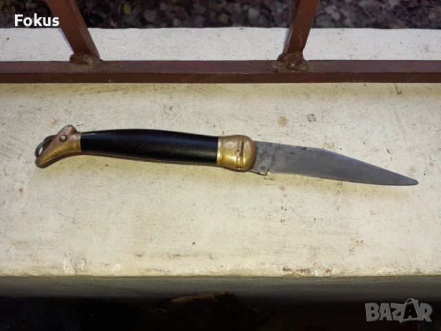 Стар джобен нож дамско краче Петко Денев Габрово, снимка 5 - Антикварни и старинни предмети - 53267162
