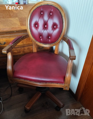 кресло лукс Честърфийлд масив