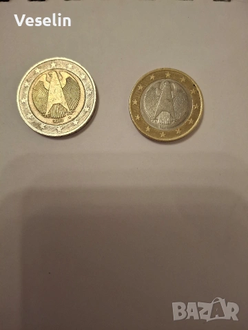 1 и 2 Евро Германия " D "