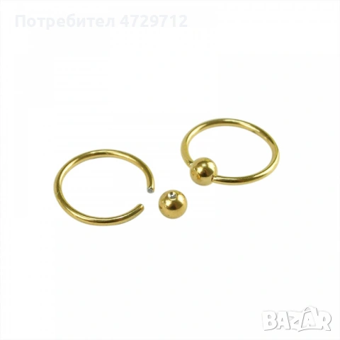 Избор на цвят и размер на пиърсинг, снимка 18 - Обеци - 53463390