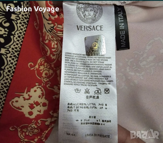 Оригинална риза рокля Versace , снимка 3 - Рокли - 44955521