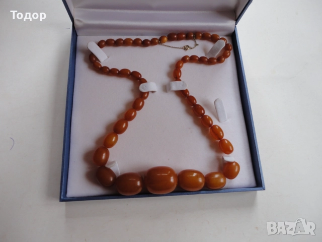 Луксозно  колие от балтийски кехлибар 6, снимка 3 - Колиета, медальони, синджири - 52839137