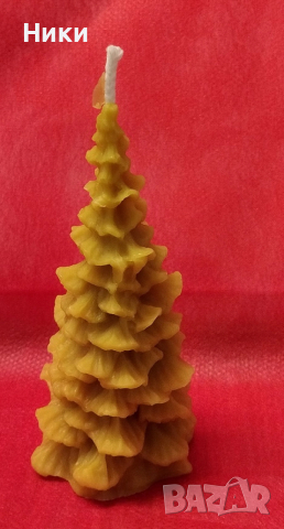 Восъчна свещ "Коледна елха"