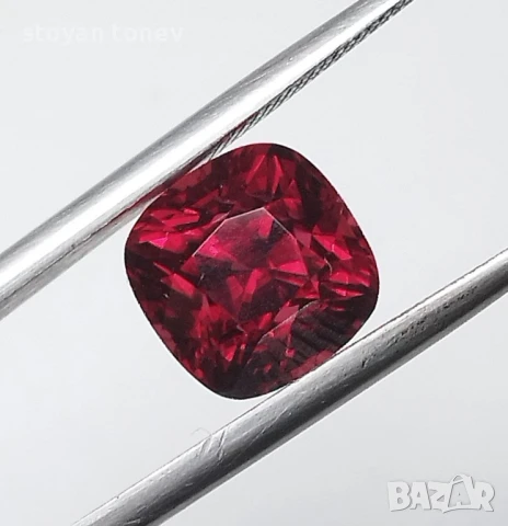 Първокласен чеврен шпинел от Мианмар 2.96кт! Сертифициран!, снимка 5 - Пръстени - 44639847