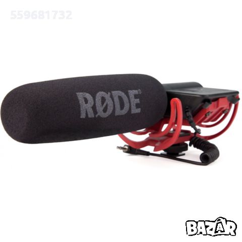 Атмосферен RODE VideoMic микрофон за видео камера, снимка 3 - Чанти, стативи, аксесоари - 45602261