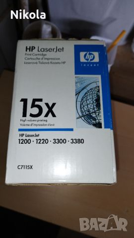 Тонер касета за HP LaserJet 15A - Black Original  HP  C7115A, снимка 2 - Консумативи за принтери - 46142966