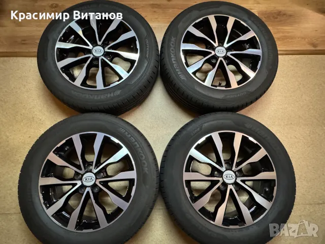 Оригинални джанти 17" за КИА + гуми,датчици,капачки,стелки,преграда, снимка 1