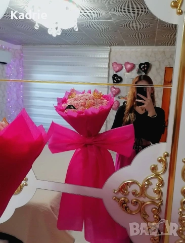 вечен букет човешки размер 