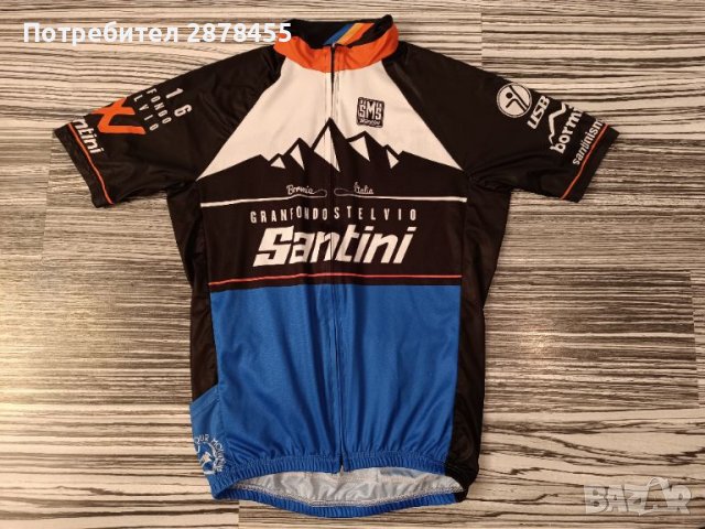 SmS Santini колоездачна вело блуза тениска джърси
