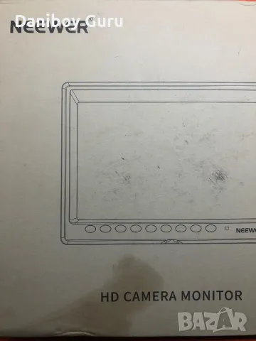 Neewer F100 7-инчов полеви монитор HD Camera Field Monitor IPS Video Assist 1280x800 1080p HDMI, снимка 13 - Чанти, стативи, аксесоари - 48816691